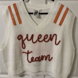 Queen Of Sparkles Sweater Vest